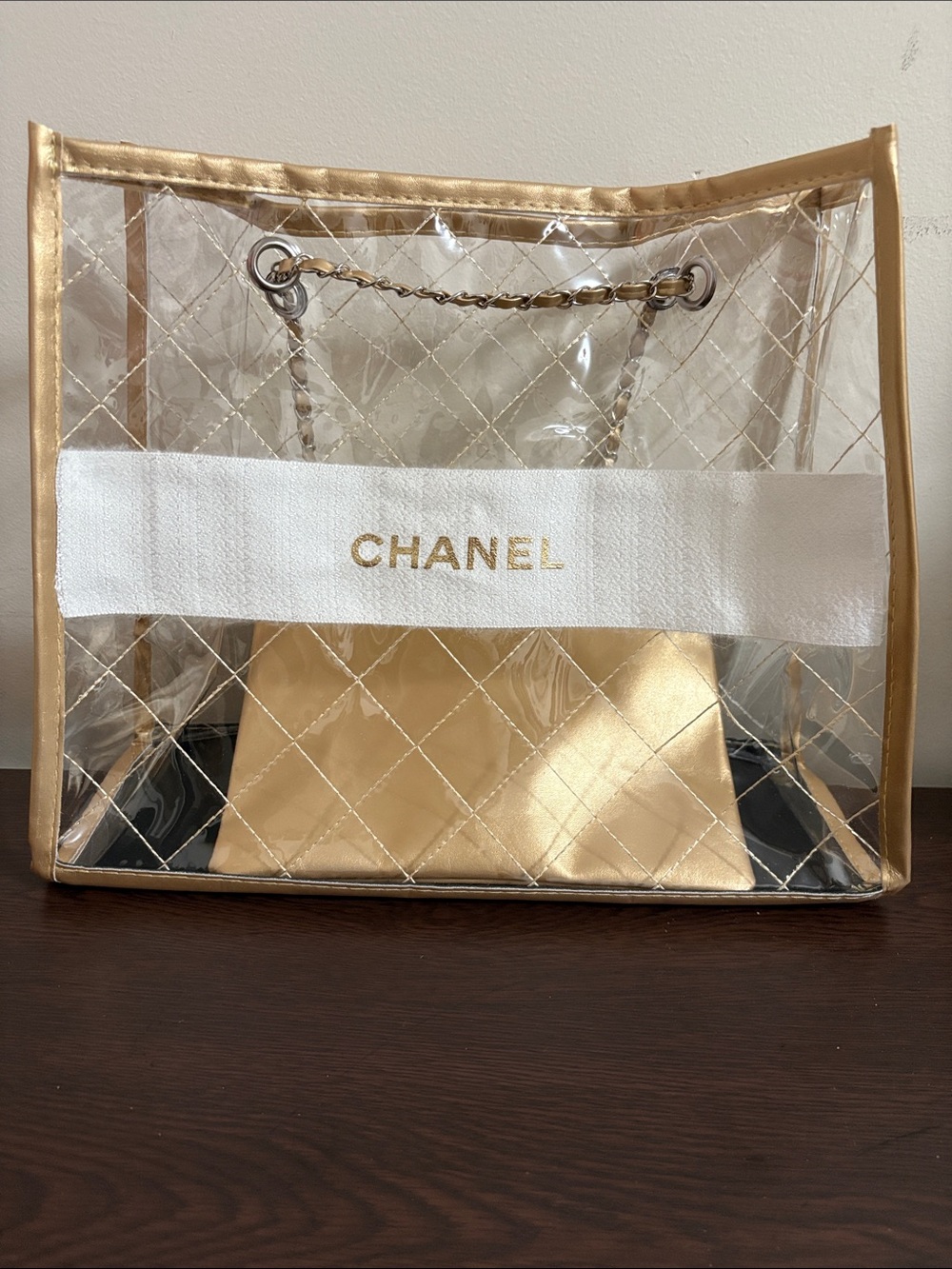 Clear Large Tote bag for stadium/summer